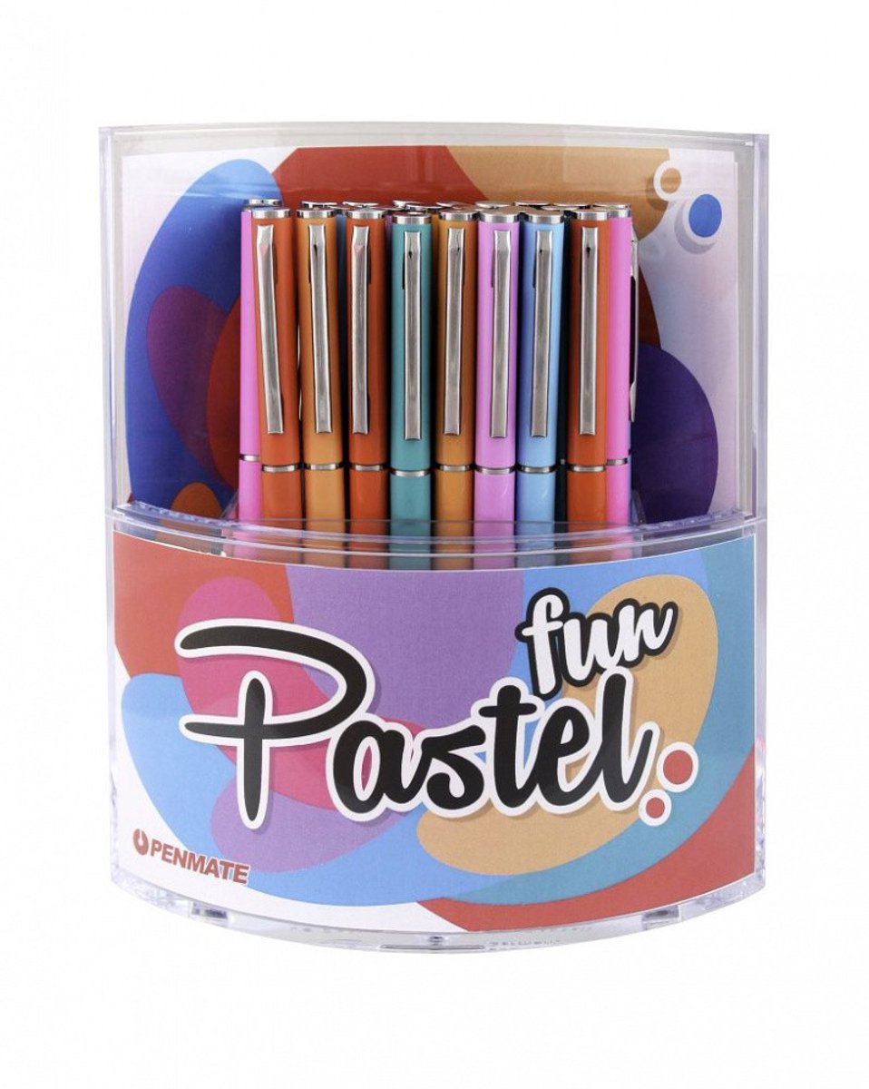 PENMATE Pastel Metal Pen - 1 Stuk - Willekeurige Kleur
