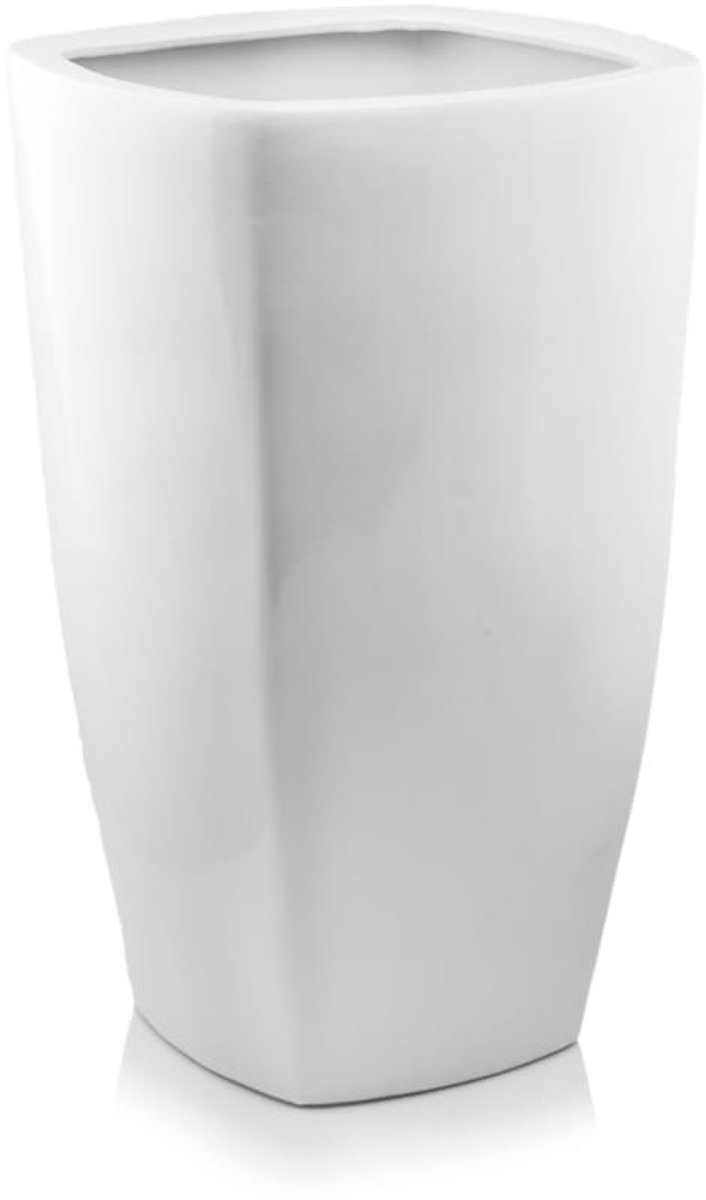 Hoge Keramische Pot - Wit - 29x57 cm