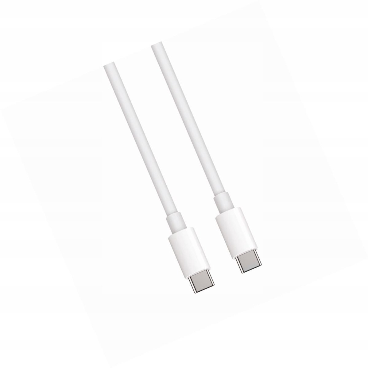 Maxlife USB-C naar USB-C Kabel 2m - Snel Laden Wit