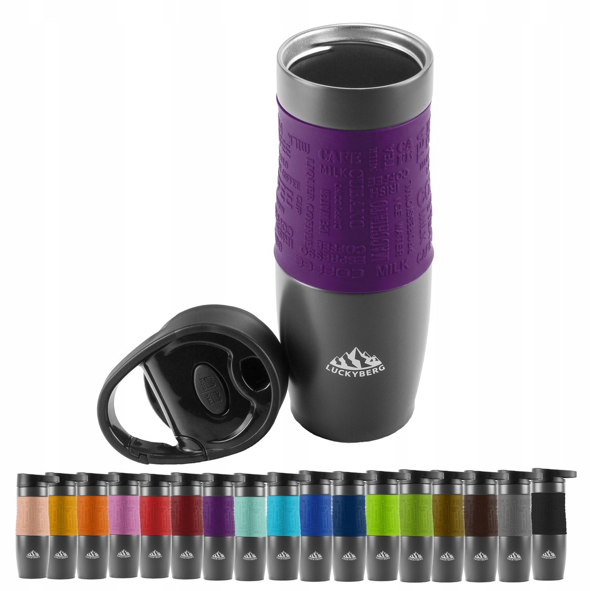 Luckyberg Thermosbeker 480ml RVS - Houdt Drankjes Warm/Koud