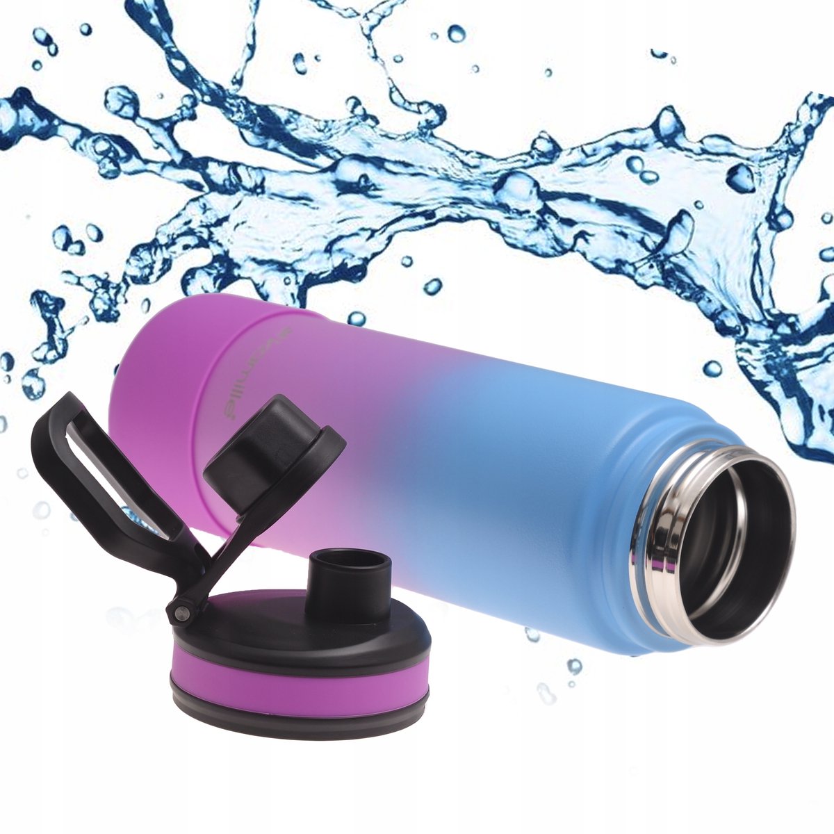 Kamille thermosbeker roestvrij staal 720 ml - houdt tot 8 uur warm en koud