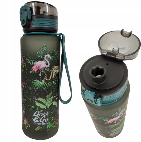 Coolpack Brisk Bidon - waterfles - 600 ml Malindi - Ideaal voor school en sport — afbeelding 2