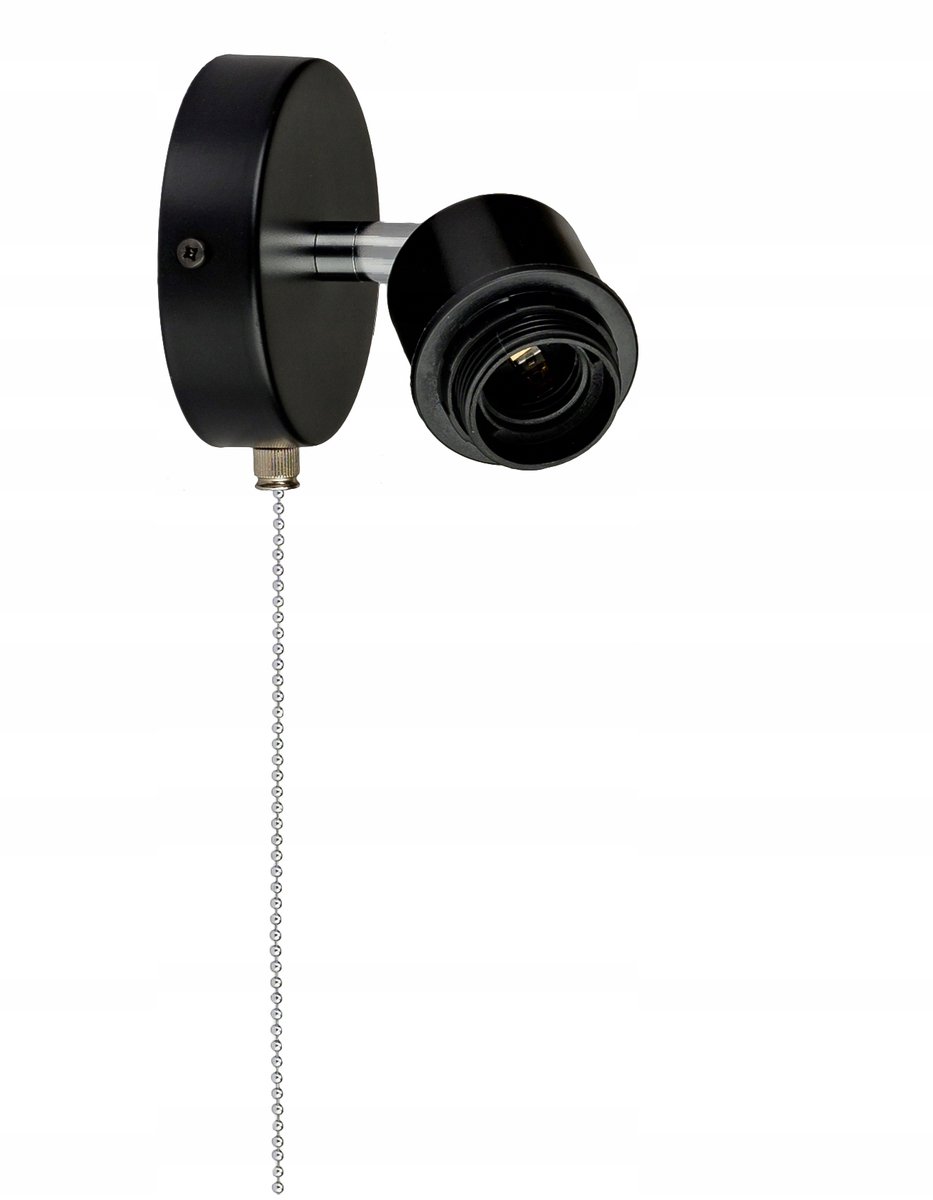Wandlamp Basis E27 met Kettingschakelaar - Loft Stijl