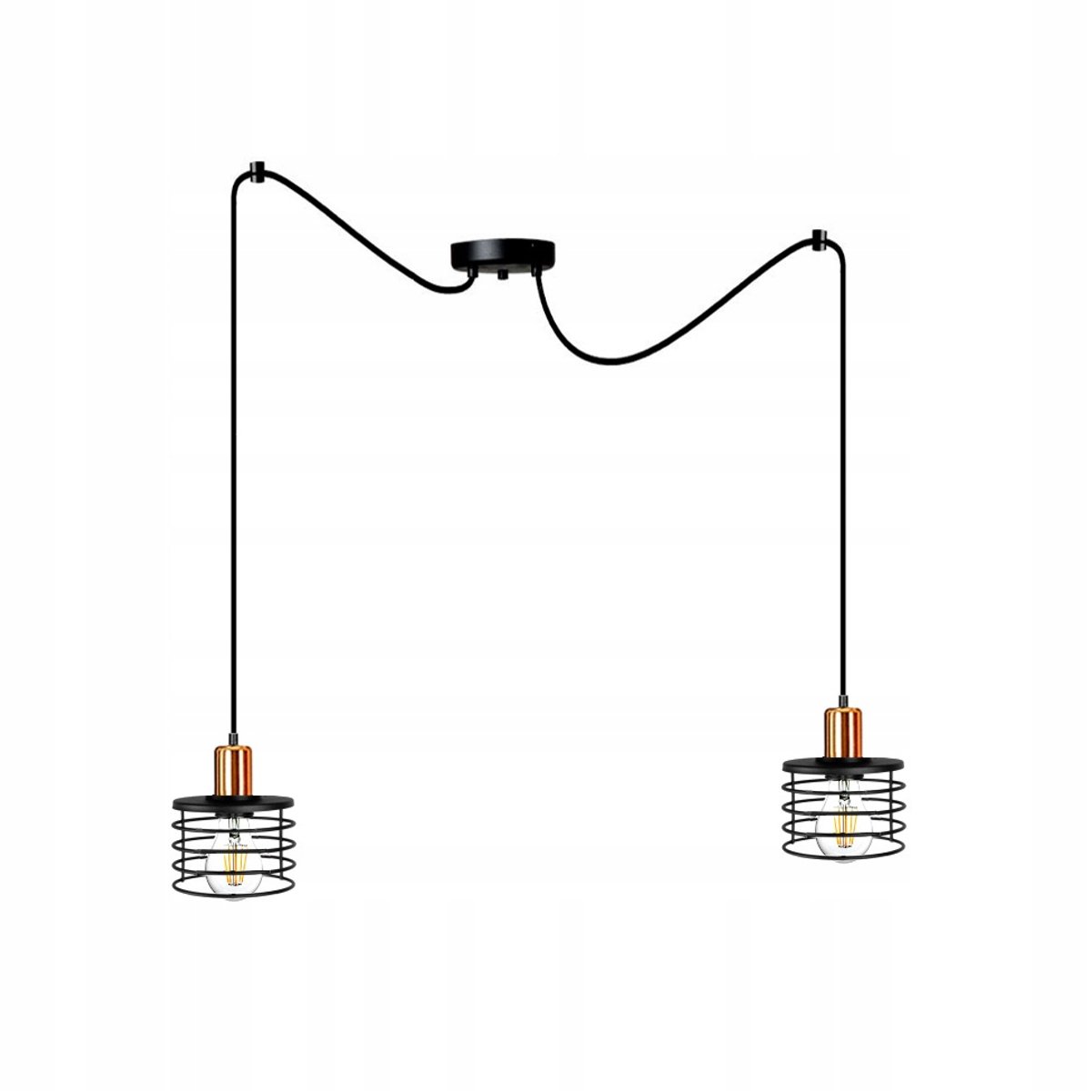 Moderne hanglamp BALI 60-18P LED Zwart - Stijlvol en Verstelbaar