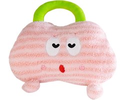 Cute Cloud Hot Water Bottle - Pluche handvoetwarmer, warm water pack met handvat, waterzak, pluche kussen, handwarme waterfles, schattig wolk design, pluche warme compress-zak