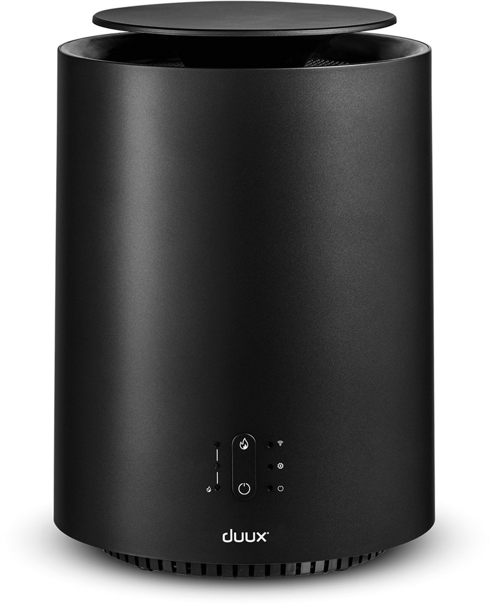 Duux Threesixty 2 Smart Elektrische Kachel - Keramische Kachel - 800/1200/1800 Watt verwarming met Thermostaat - Zwart