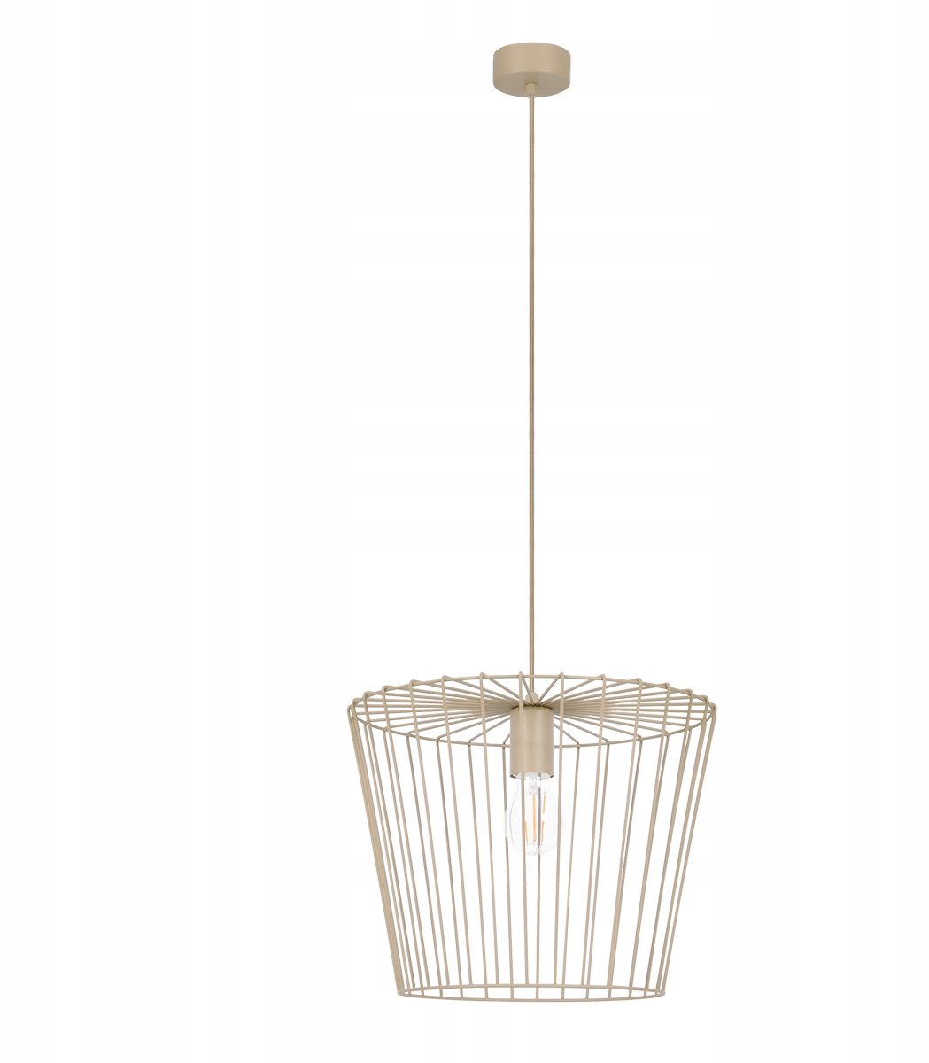 Beige Draadhanglamp voor Eettafel - Stijlvol en Modern