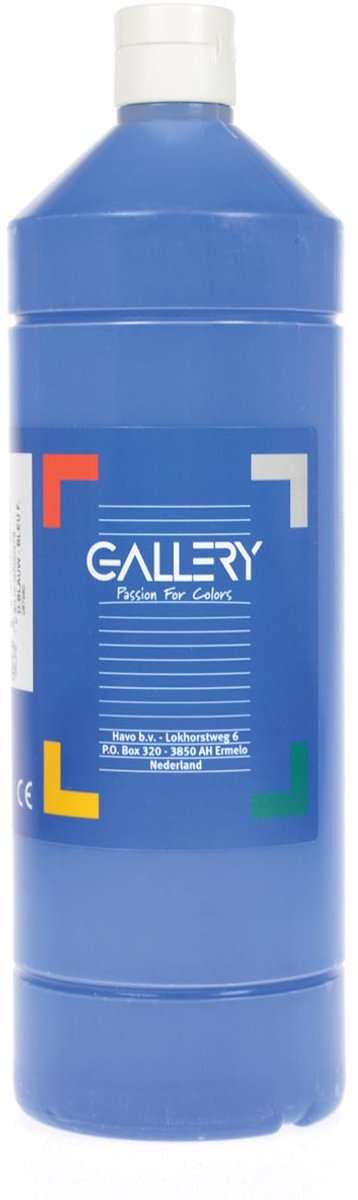 Gallery plakkaatverf | flacon van 1 l | donkerblauw