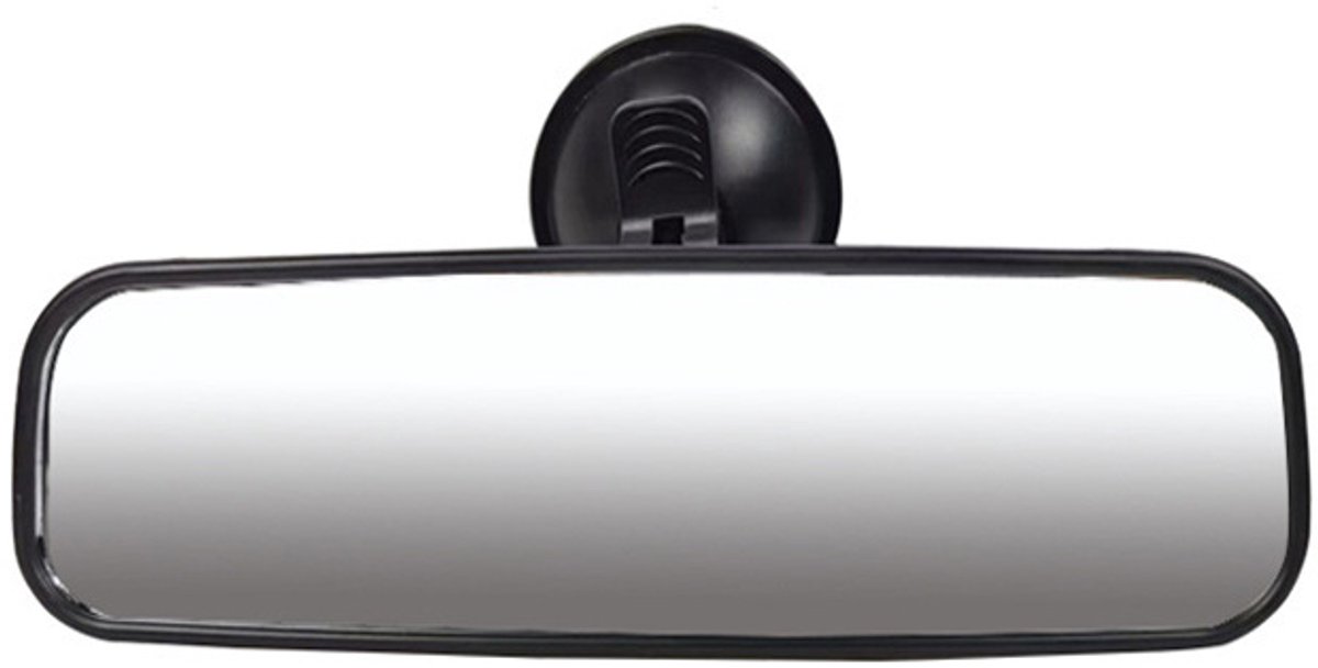 Image of Achteruitkijkspiegel - 20cmx6cm - binnen spiegel - Autospiegel - Interieurspiegel - met Zuignap - Anti-reflectiespiegel voor bestuurdersmonitor - universele - Autospiegel - Voor auto, SUV, vrachtwagens
