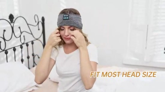 Joythink Bluetooth-hoofdtelefoon, slaapmasker, zijde, draadloos, slaaphulp, oogbescherming, licht, technische gadgets voor volwassenen, vrouwen, mannen