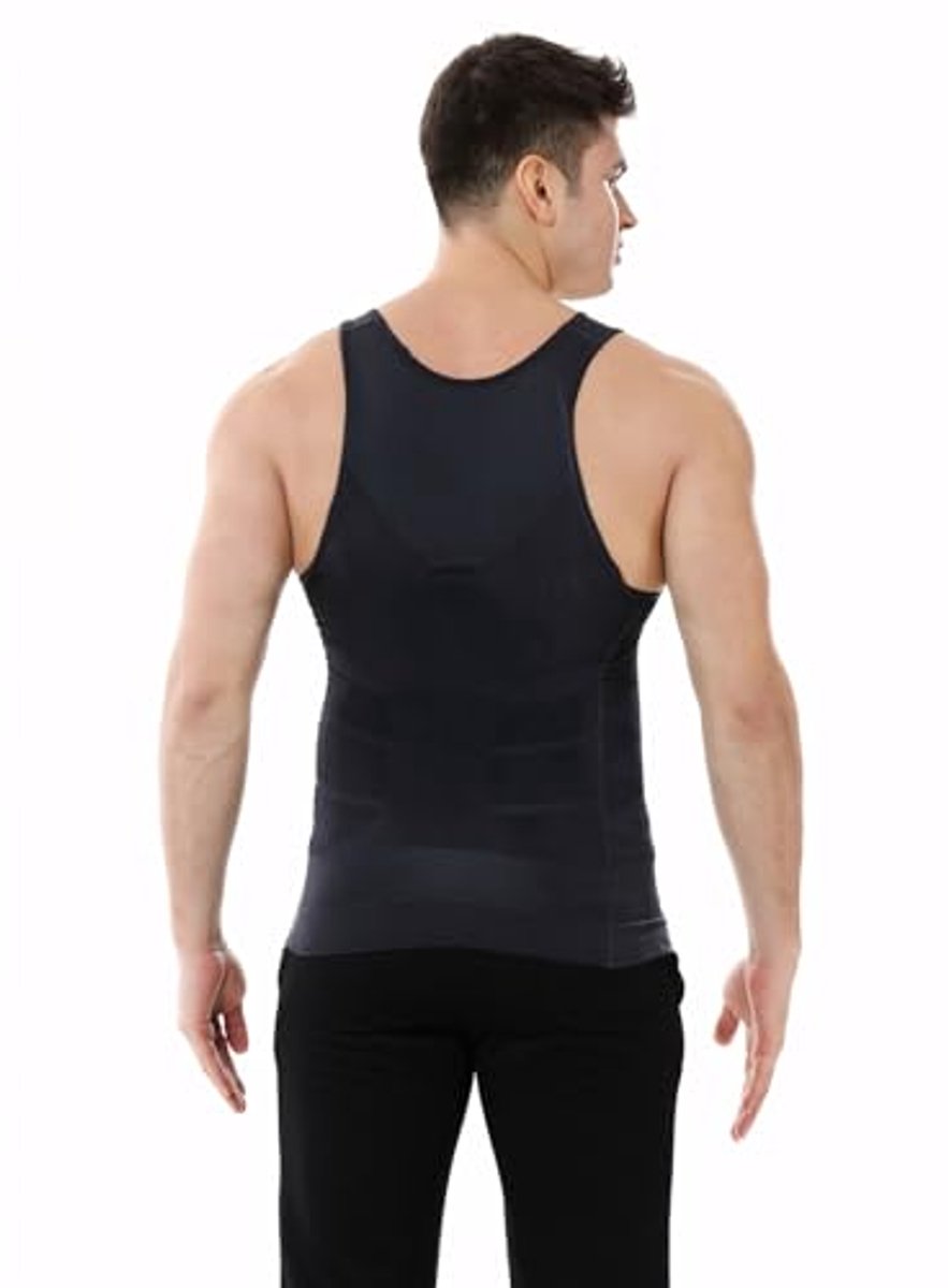 5-Pack Afslankende Body Shaper voor Mannen - Sculpting Compressie Shirt