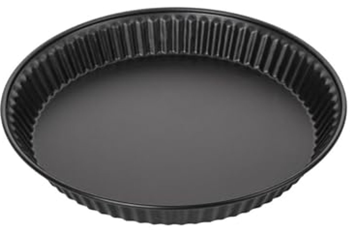 Quichevorm Ø28 cm met antiaanbaklaag van roestvrij staal