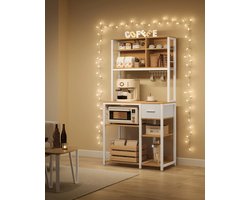 Lynly - koffie meubel wit - koffiecorner meubel - koffiebar - koffiehoek - koffiehoekje inrichting - koffie corner organizer