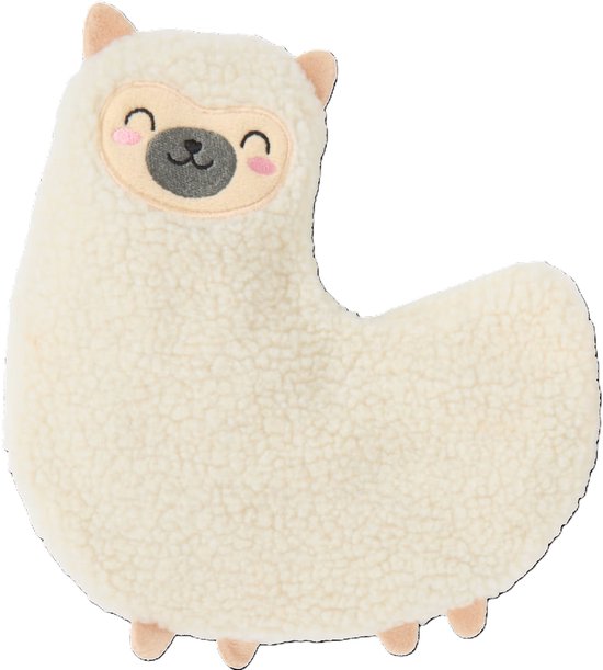 Lama Magnetron Knuffel – Warmtekussen Kinderen – Opwarmbare Knuffel Dier – Zachte Knuffel met Kleiballetjes – Veilig & Rustgevend – Voor Slaap & Troost - Pittenkussen