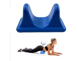 Psoas-spiermassager - Ontspanner van de heupbuigers - Zelfmassager - Stretchtrainer - Diepe weefselmassager - Geschikt voor het verlichten van spierspanning in de onderrug en het ontspannen van de heupbuigers - Blauw