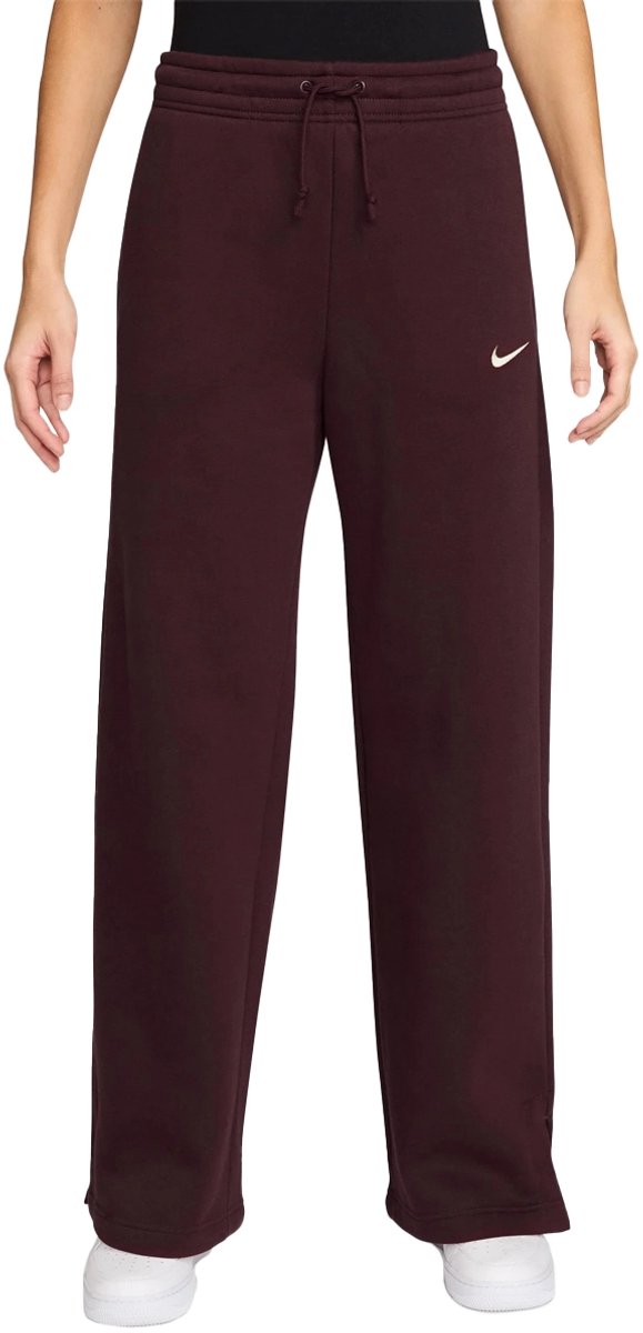 Nike Phoenix Fleece Joggingbroek Dames Jogger Katoenmix Comfortabele Sweatpants Rood