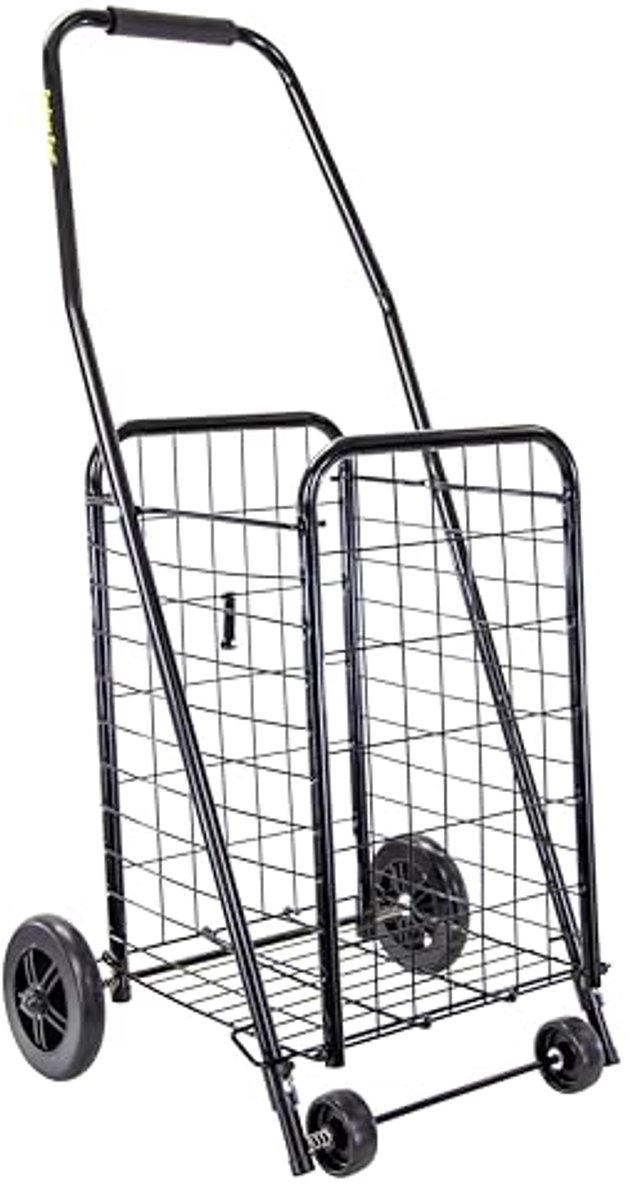 Opvouwbare Trolley met Wieltjes - Lichtgewicht en Compact