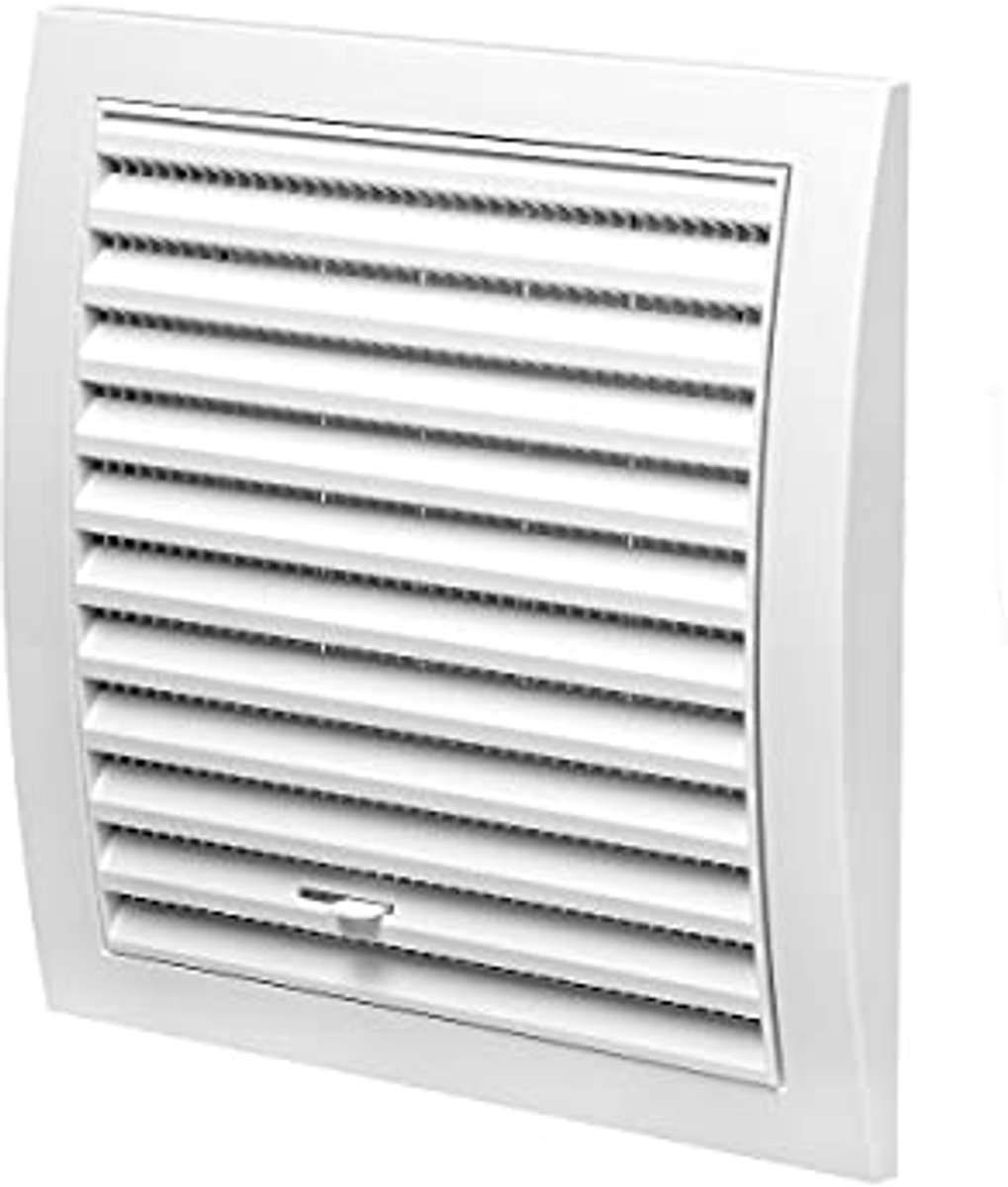 Handmatig Afsluitbaar Ventilatierooster met Insectenwering - 190mm x 190mm