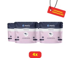 Maris care - Shampoo Muts - shampoo cap - haren wassen zonder water - 4 x 1 muts Voordeelverpakking