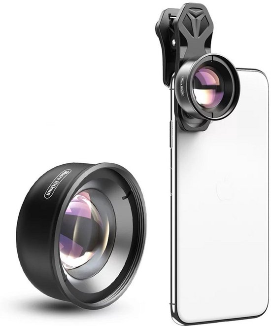 100mm professioneel universele smartphone macrolens , clip-on macro, macrolens,  telefoon lens, smartphone lens