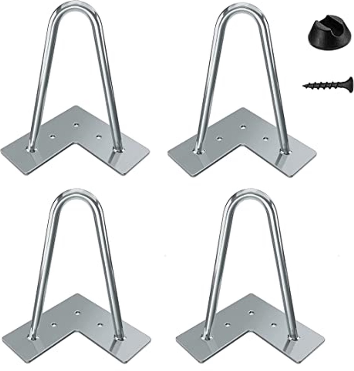 Tafelpoten Set van 4 - Hairpin Poten voor Robuuste Stalen Tafel