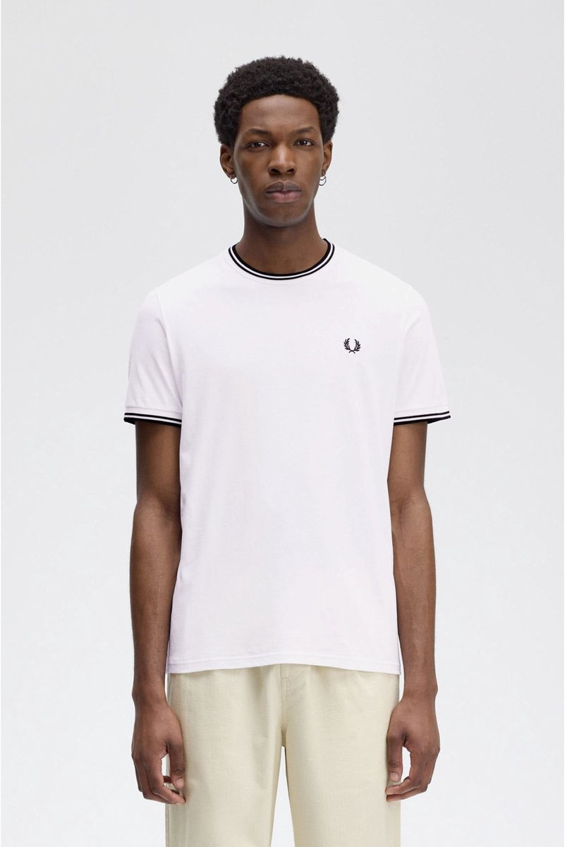 Fred Perry T-shirt – Heren Casual T-shirts Wit
