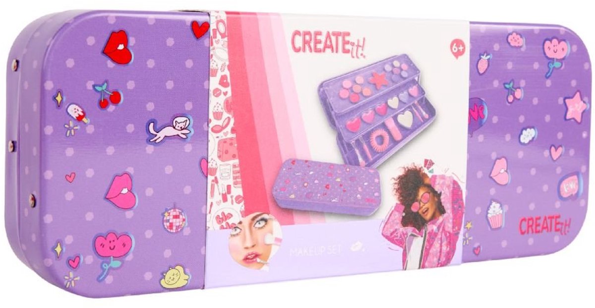 Create It! 3 Layered Makeup Tin Pink