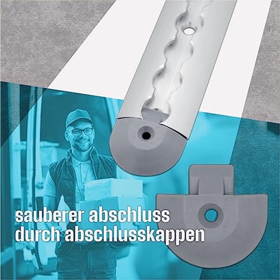 Aluminium Airline-Rail 2,0 meter (1975 mm) voor Veilige Belading van ...