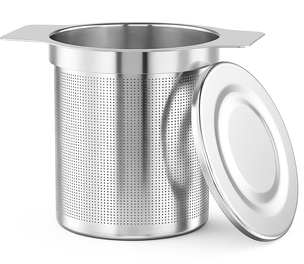 My Green Deal – RVS Theezeef met Deksel – Herbruikbaar Theefilter voor Losse Thee – Duurzame Roestvrijstalen Thee Infuser