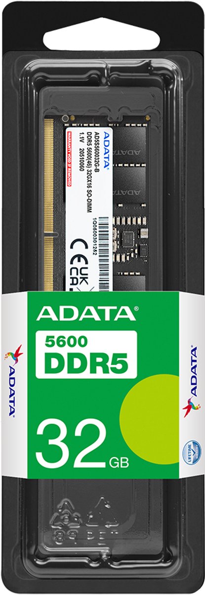 Adata Premier Geheugenmodule 32 Gb 1 X 32 Gb Ddr5