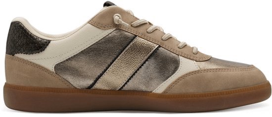 Baskets femme Tamaris beige doré - Pointure 37