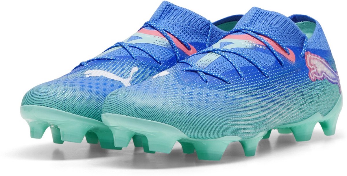 Puma Fußballschuhe Low Future 7 Ultimate Low FG/AG 107919 Bluemazing-Puma White-Electric Peppermint-40