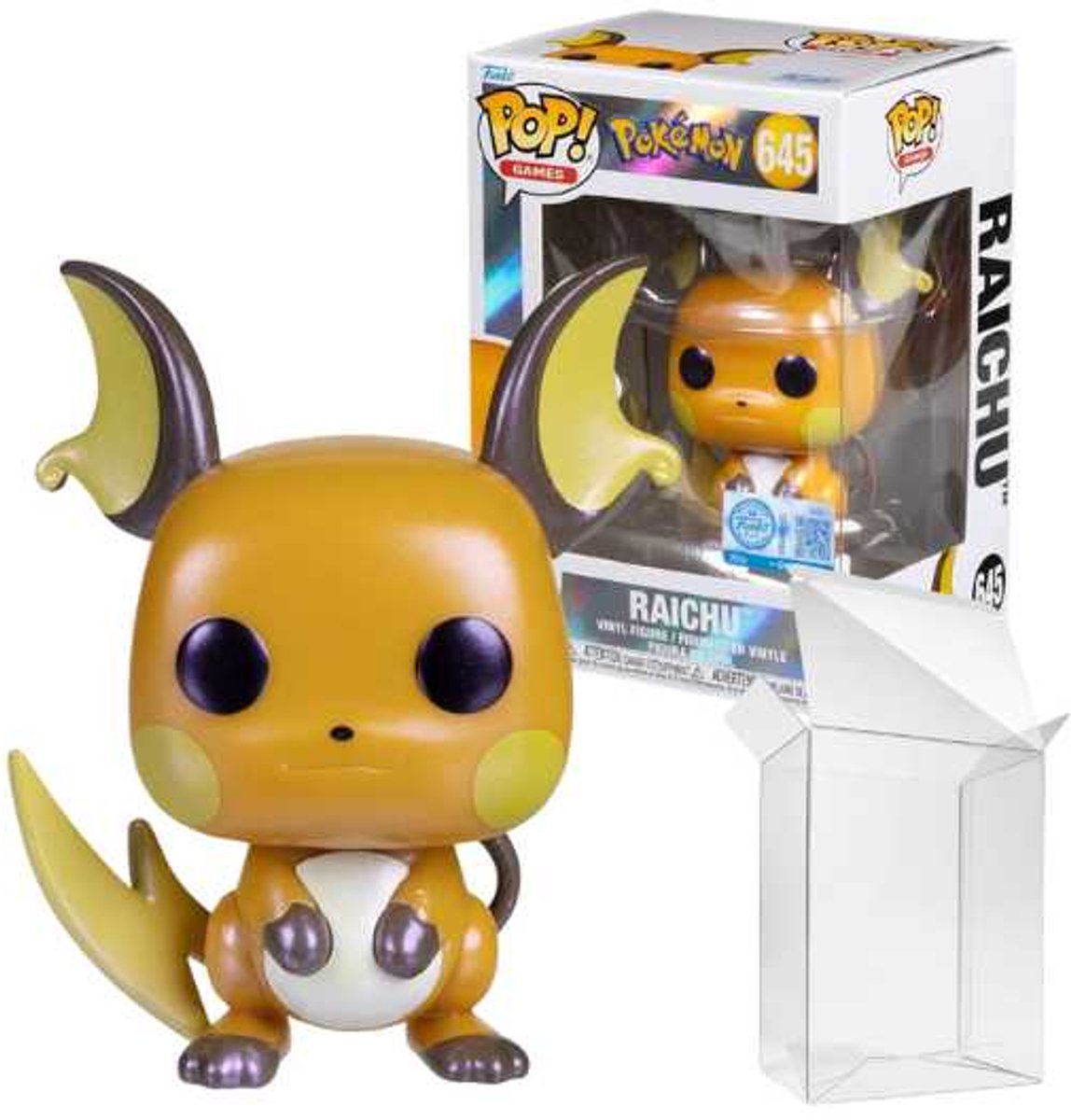 Funko Pop! Games: Pokemon - Raichu #645 Pearlescent Exclusive PokemonCenter