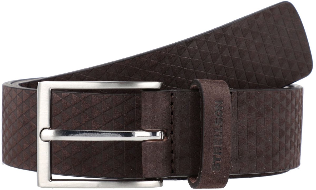 Strellson Riem Leder - Jongens - 95 cm - dbrown