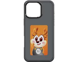 NFC Telefoon Hoesje - DIY Foto Inkt - iPhone 1 6 Pro-zwart - Telefoon - Telefoonhoesjes - Smart E-Ink Scherm - Digitale Fotolijst - DIY Custom NFC hoesje