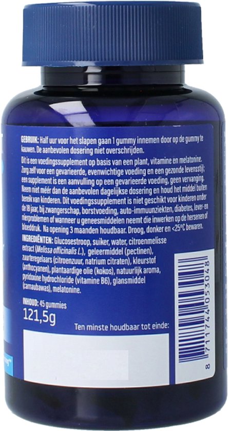 Valdispert Slaap Gummy - Citroenmelisse helpt te ontspannen en sneller in slaap te vallen* - 45 gummies
