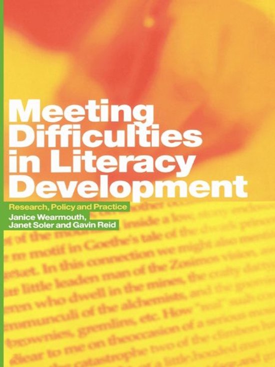 Meeting Difficulties in Literacy Development - cover