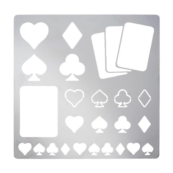 Metalen Sjabloon Met Pokerthema Veelzijdig En Duurzaam 1 Stuk metalen-sjabloon-met-pokerthema-veelzijdig-en-duurzaam-1-stuk