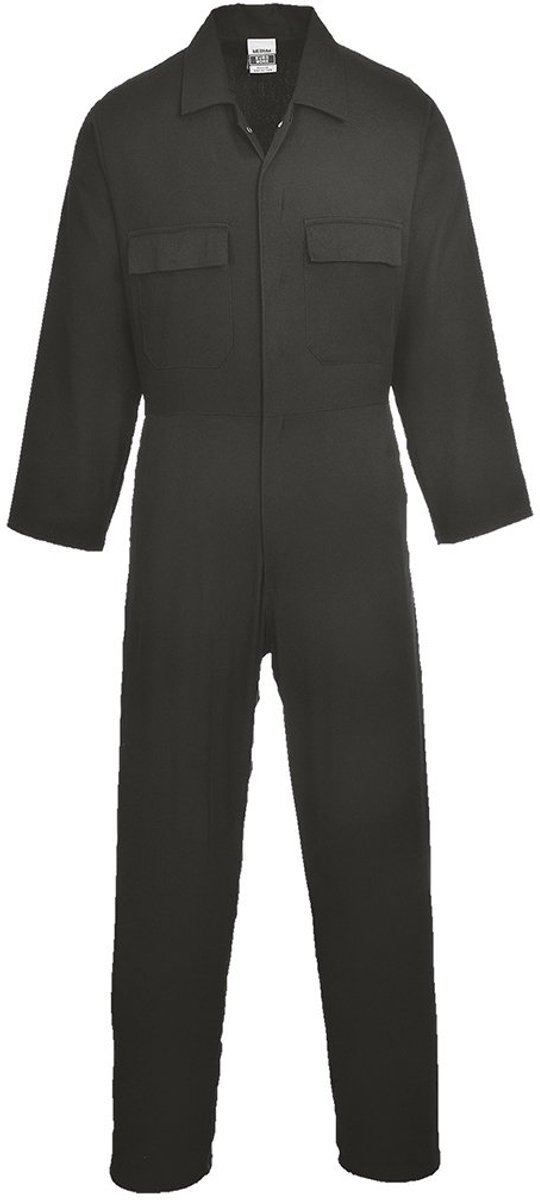 Portwest Euro Work Katoenen Overall S998 - Zwart - XXXL