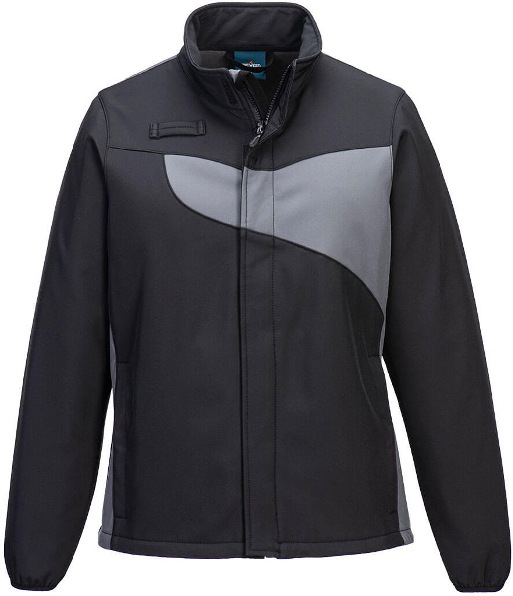 Portwest PW2 Dames Softshell (2L) PW278 - Zwart/Grijs - XXL