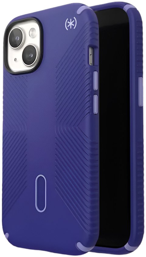 Speck, Estuche Presidio2 Grip Click-Lock para Convient pour Apple iPhone 15 Plus/14 Plus, Blauw