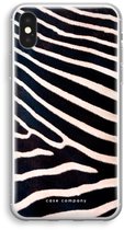 Case Company® - Protection pour iPhone XS - Zebra - Coque souple pour téléphone - Tous les côtés et protection des bords de l'écran
