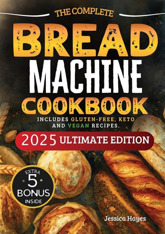 The Essential Bread Machine Cookbook for Beginners - cover