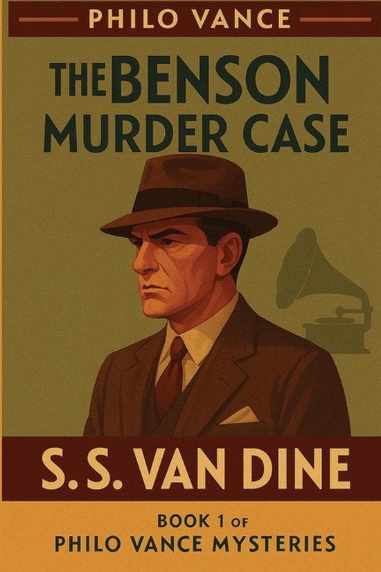 Philo Vance Mystery-The Benson Murder Case - cover