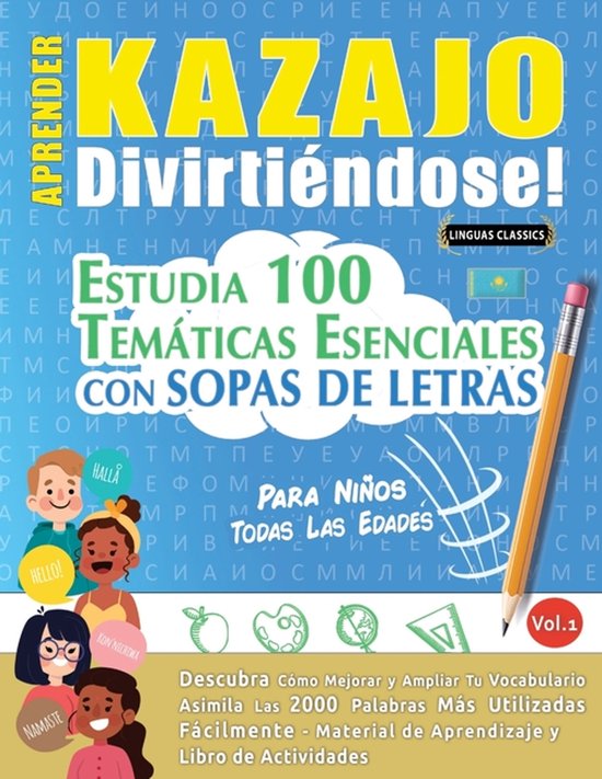 Aprender Kazajo Divirtiéndose! - Para Niños - cover