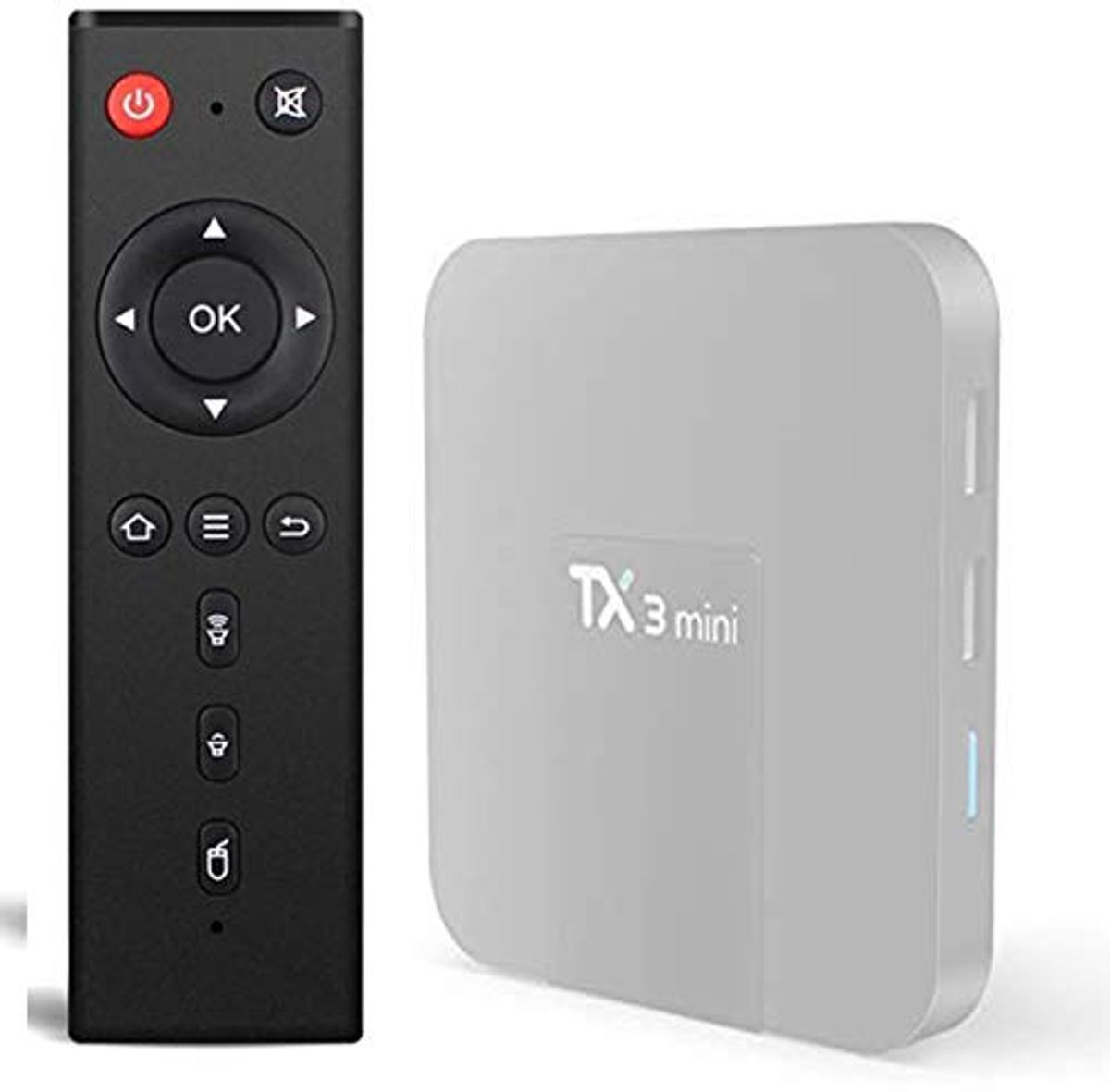 Vervangbare afstandsbediening voor Android TV Box | Betrouwbare afstandsbediening met navigatietoetsen