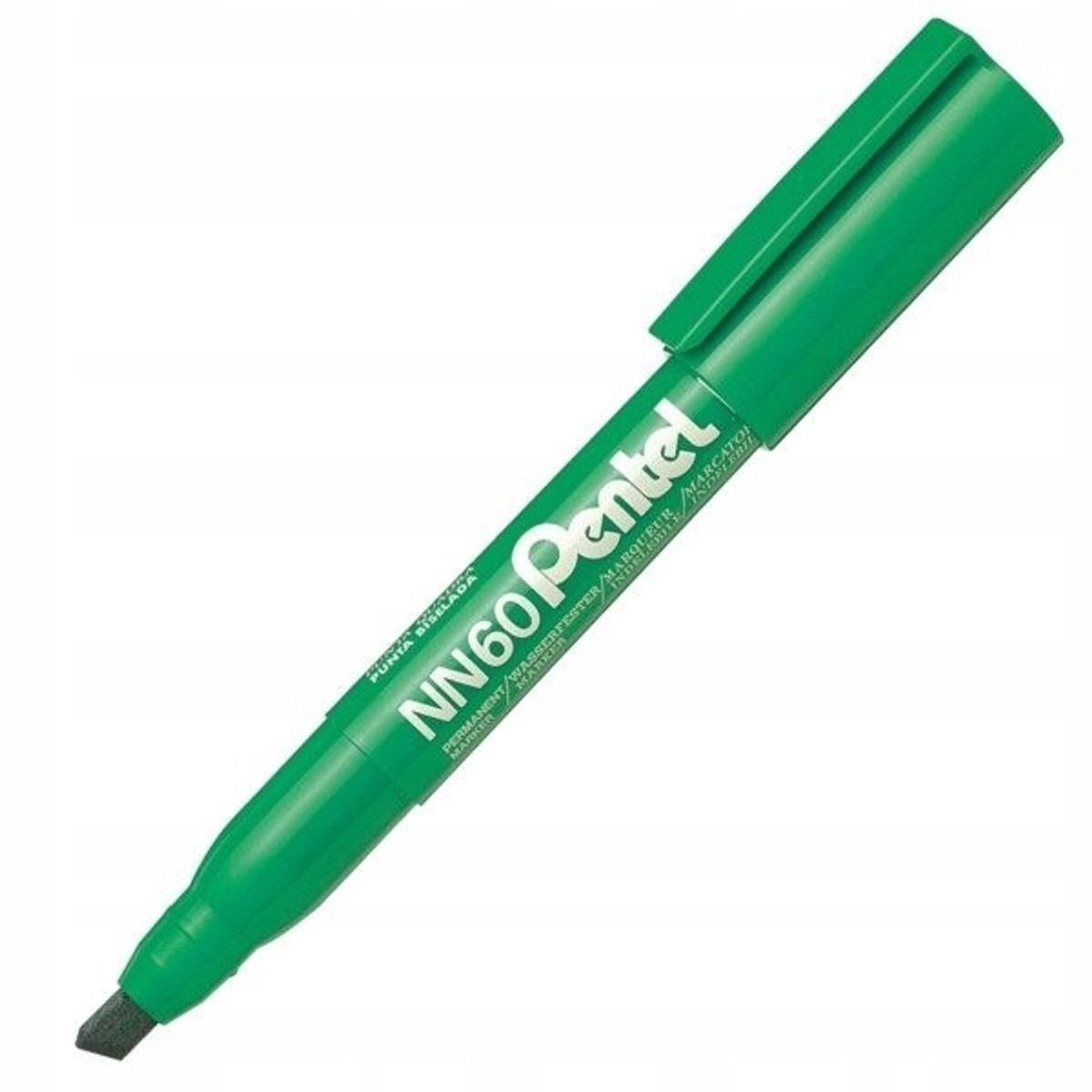 Pentel NN60 permanente marker groen, ronde punt 3,9-5,8 mm