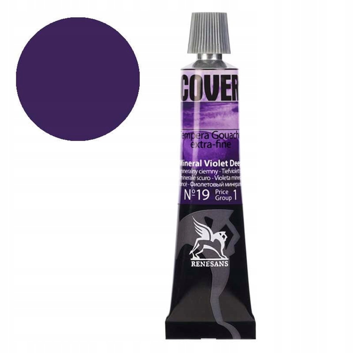 Renesans Cover Tempera Gouache 20ml - Dieppaars mineraal