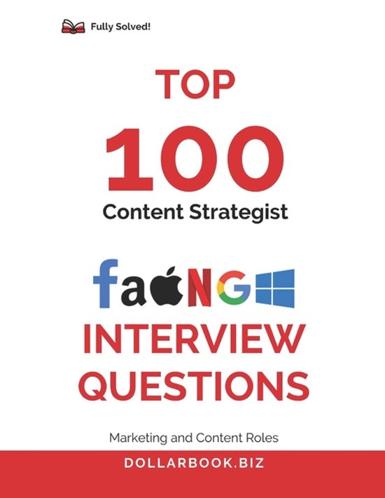 Top 100 Interview Questions: Marketing and Content- Top 100  ... - cover