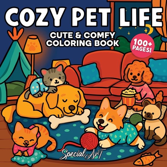 Relax and Color- Cozy Pet Life - cover